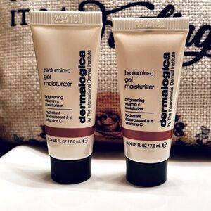 DERMALOGICA (2) Biolumin-C Gel Moisturizer Mini - .24 oz. Each - New/Sealed!